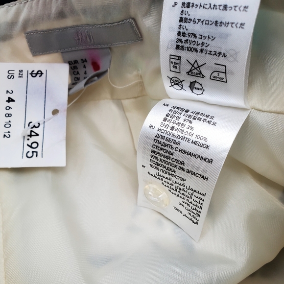 H&M Women's Sequin Pencil Mini Skirt NWT (AD01) - Picture 6 of 7